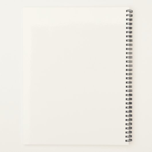 Chic Signature Script Monogram Business プランナー手帳 (裏面)