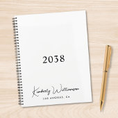 Chic Signature Script Monogram Business プランナー手帳