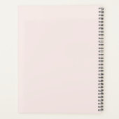 Chic Signature Script Monogram Pink プランナー手帳 (裏面)