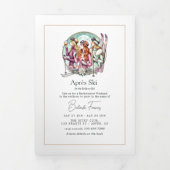 Chic Social Club Après Ski Bachelorette Weekend 三つ折り招待状 (カバー)