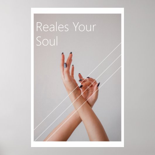 Chic Spa Wellness Design ポスター (正面)