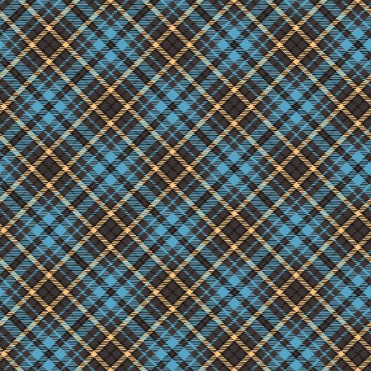 Chic Stylish Plaid Towel Blue Yellow Gift for Him バスタオルセット