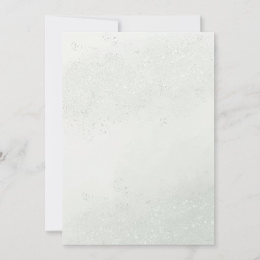 Chic Sweet 16 Roses Botanical Greenery Birthday 招待状 (裏面)