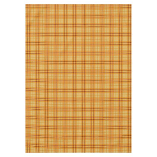 Chic Tartan Tablecloth Minimalist Thanksgiving テーブルクロス (正面)