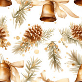 Chic taupe watercolor monogram holiday throw  フリースブランケット