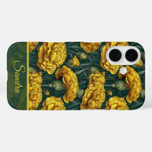 Chic Teacher Appreciation Gift Carnation Floral  Case-Mate iPhoneケース (裏面 (横))