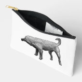 Chic Terrier Texture Pouch アクセサリーポーチ (見開き)