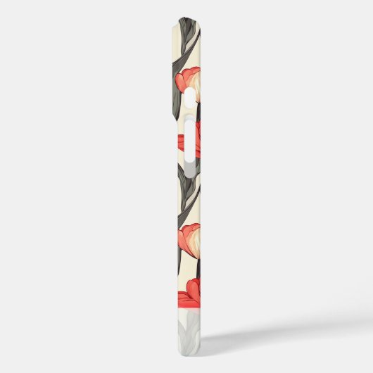 Chic Thank You Gift Tulip Name Case-Mate iPhoneケース (裏面 / 左)