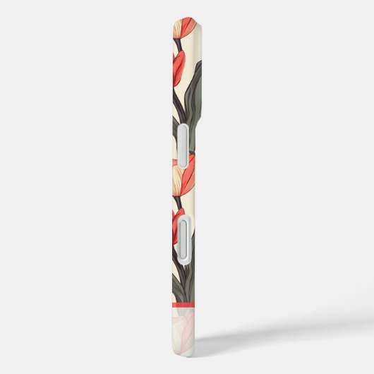 Chic Thank You Gift Tulip Name Case-Mate iPhoneケース (裏面 / 右)