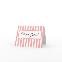 CHIC THANK YOU NOTE_ 04赤面/ホワイトストライプ