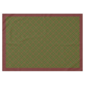 Chic Thanksgiving Tartan Tablecloth Rustic Fall テーブルクロス (正面(横))