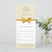 Chic Trendy Business Personalized Gift Certificate (スタンド正面)