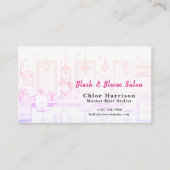 Chic Tropical Ipanema Hair Salo Appointment Card & 名刺 (正面)