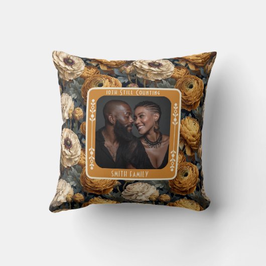 Chic True Love 15Th Anniversary Throw Pillow For W クッション (裏面)