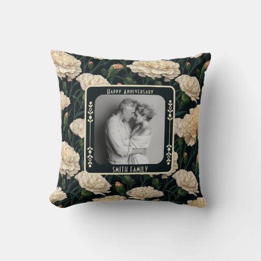 Chic True Love 25Th Anniversary Throw Pillow クッション (正面)