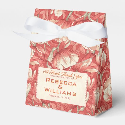 Chic Tulip Fantasy City Wedding フェイバーボックス (正面サイド)