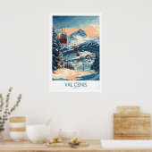 Chic Val Cenis Ski Artwork for Your Home 1 ポスター (キッチン)
