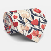 Chic Valentine Gifts For Dad Tulip ネクタイ (ロール)