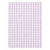 Chic Vintage Pastel Purple Gingham Pattern Spring  テーブルクロス (正面)