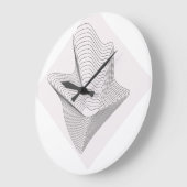 Chic Wall Clock – Elegant Modern Timepiece for Sty ラージ壁時計 (傾斜)