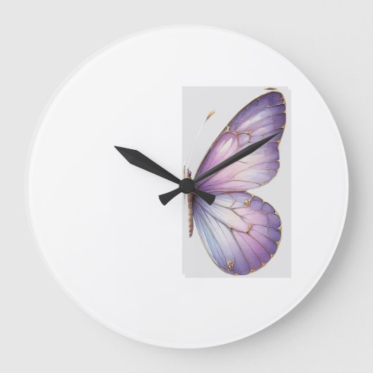 Chic Wall Clock – Elegant Modern Timepiece for Sty ラージ壁時計 (正面)