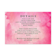 Chic Watercolorモダンの結婚情報