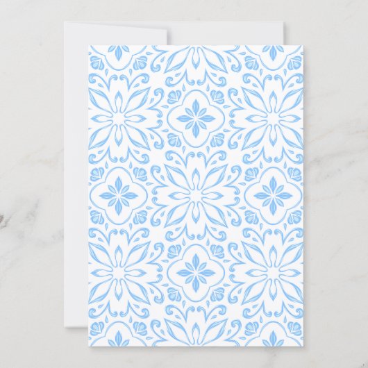 Chic Watercolor Lemons Bridal Shower  招待状 (裏面)