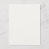 Chic wedding attire dress code cards エンクロージャーカード (裏面)