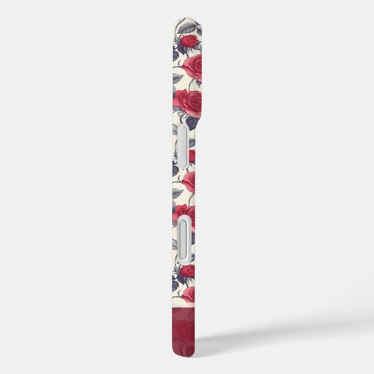 Chic Wedding Gift Rose Name Case-Mate iPhoneケース (裏面 / 右)