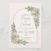 Chic Wedding Invitation | Modern Elegant Ceremony 招待状 (正面)