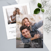 Chic Wedding Photo Thank You  チラシ