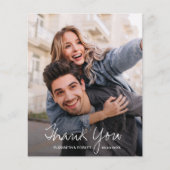 Chic Wedding Photo Thank You チラシ (正面)