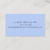 Chic White Lotus Blue 名刺 (裏面)