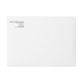 Chic White Silver Body Butter Jar Label  ラップアラウンドラベル (正面)