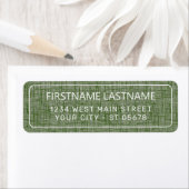 Chic White Simple Styled Typography Script Label ラベル (インサイチュ)