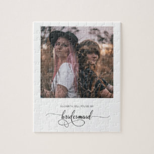Chic Will Be My Bridesmaid Proposal Photo ジグソーパズル
