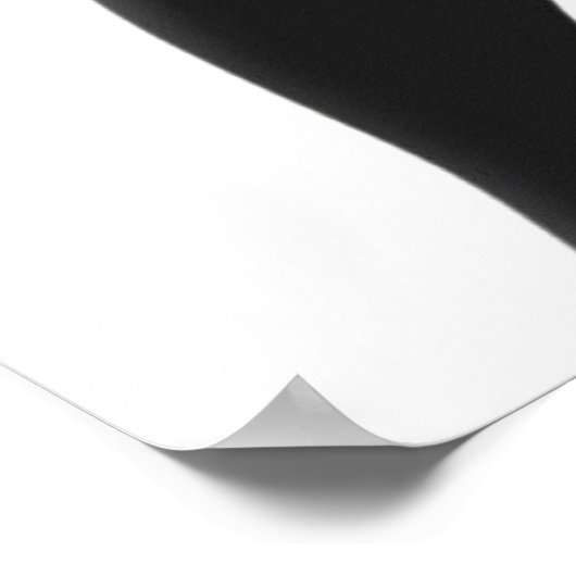 Chic Woman Profile – Minimalist Contemporary Art ポスター (角)