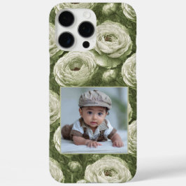 Chic Women Gift Ranunculus Custom  iPhone 16 Pro Maxケース