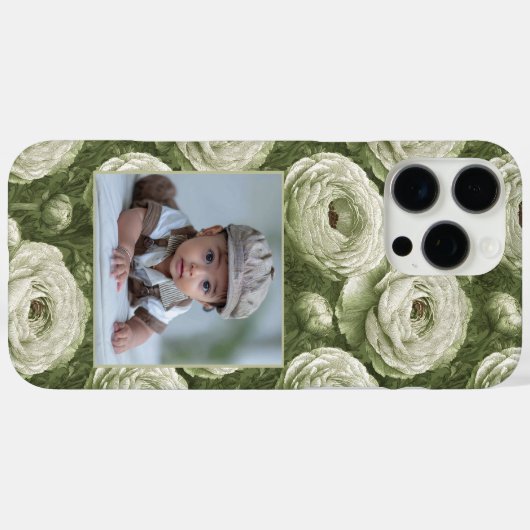 Chic Women Gift Ranunculus Custom  Case-Mate iPhoneケース (裏面 (横))