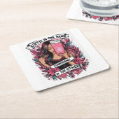 Chica スクエアペーパーコースター (アングル)