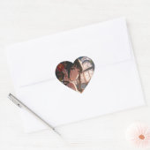 Chica con flores ハートシール (封筒)