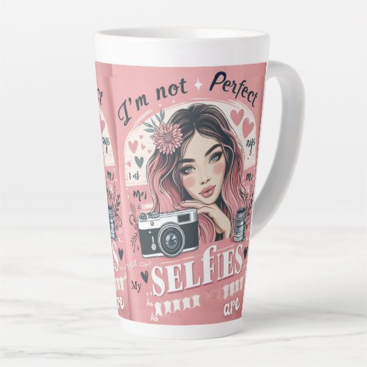 Chica perfecta カフェラテマグ (右アングル)