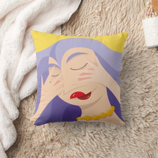 Chica tímida クッション (ブランケット)