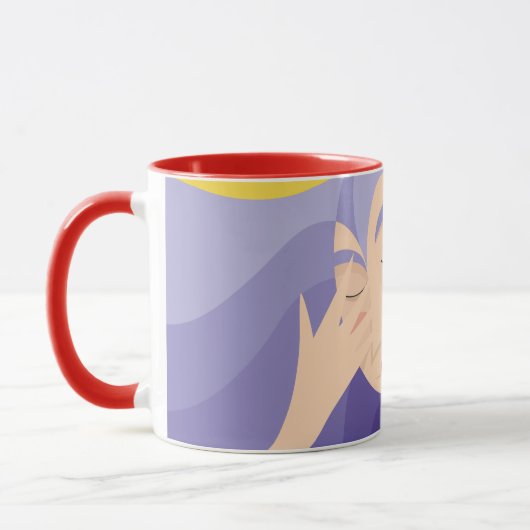 Chica tímida マグカップ (左)
