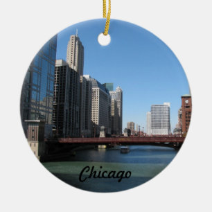 Chicago川 セラミックオーナメント