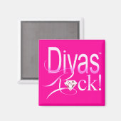 CHICAGO きらきら光る - "Divas Rock!" マグネット (正面/裏面)
