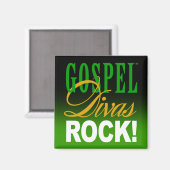 CHICAGO きらきら光る - "Gospel Divas Rock!" マグネット (正面/裏面)