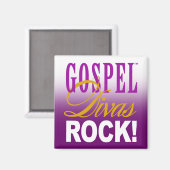 CHICAGO きらきら光る - "Gospel Divas Rock!" マグネット (正面/裏面)