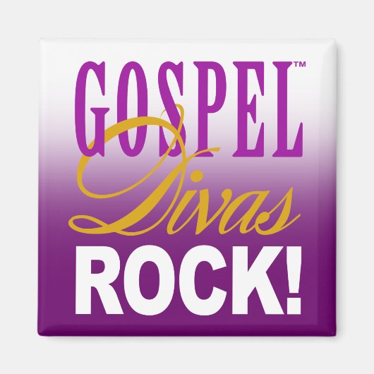 CHICAGO きらきら光る - "Gospel Divas Rock!" マグネット (正面)