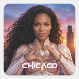 CHICAGO - ヒーロー スクエアシール